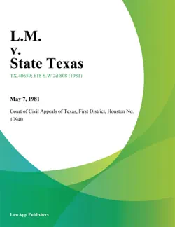 l.m. v. state texas book cover image