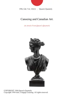 canoeing and canadian art. book cover image