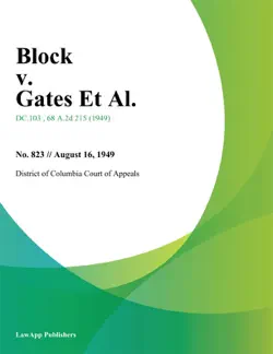 block v. gates et al. imagen de la portada del libro