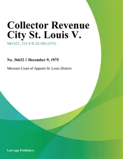 collector revenue city st. louis v. book cover image