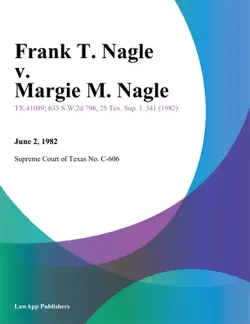 frank t. nagle v. margie m. nagle imagen de la portada del libro
