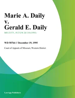 marie a. daily v. gerald e. daily book cover image
