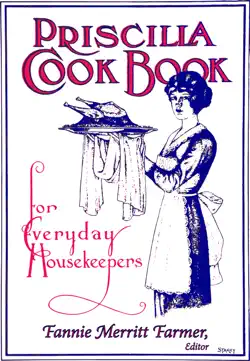 priscilla cook book for everyday housekeepers book cover image
