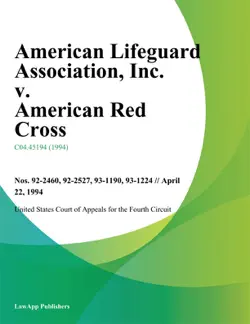 american lifeguard association, inc. v. american red cross book cover image