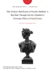 Max Sachsa's Bad Karma in Enzian's Bathtub: A Bus Ride Through Gravity's Rainbow's Textscape (Place) (Critical Essay) sinopsis y comentarios