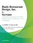 Banis Restaurant Design, Inc. v. Serrano synopsis, comments