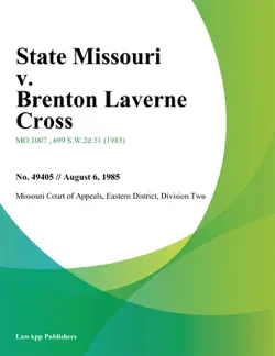 state missouri v. brenton laverne cross book cover image