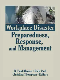 workplace disaster preparedness, response, and management book cover image