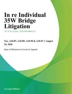 in re individual 35w bridge litigation book cover image