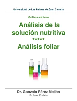 análisis de la solución nutritiva - análisis foliar imagen de la portada del libro