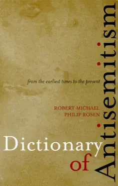dictionary of antisemitism book cover image