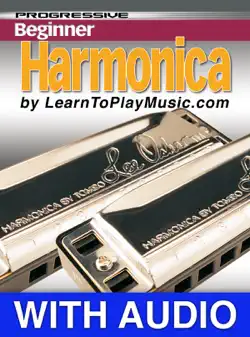 beginner harmonica lessons - progressive with audio book cover image