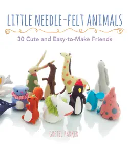 little needle-felt animals book cover image