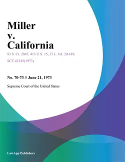 miller v. california book cover image
