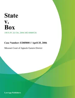 state v. box book cover image