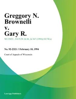greggory n. brownelli v. gary r. imagen de la portada del libro