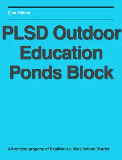 plsd outdoor education ponds block book cover image
