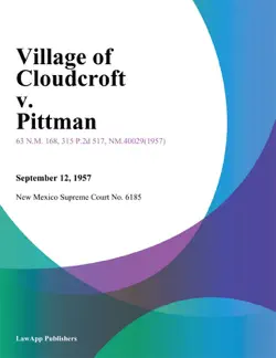 village of cloudcroft v. pittman book cover image