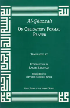 al-ghazzali on formal prayer book cover image