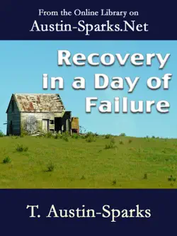recovery in a day of failure book cover image