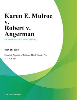 karen e. mulroe v. robert v. angerman imagen de la portada del libro