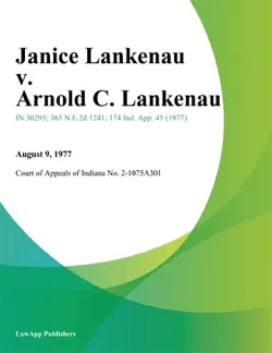 janice lankenau v. arnold c. lankenau book cover image