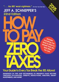 how to pay zero taxes, 2005 book cover image