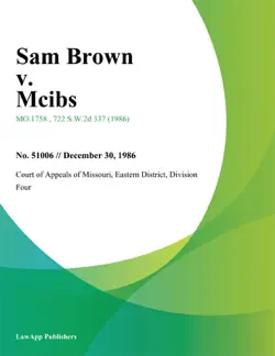 sam brown v. mcibs book cover image