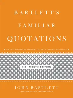 bartlett's familiar quotations book cover image