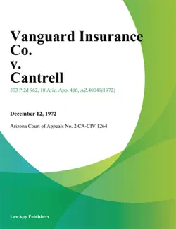 vanguard insurance co. v. cantrell book cover image