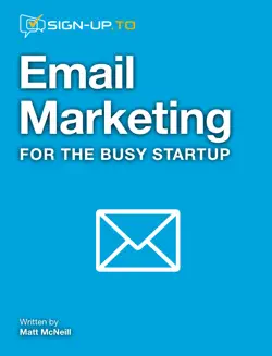 email marketing for the busy startup imagen de la portada del libro