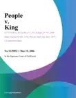 People v. King synopsis, comments