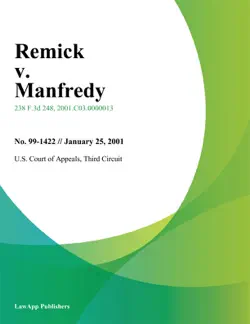 remick v. manfredy book cover image