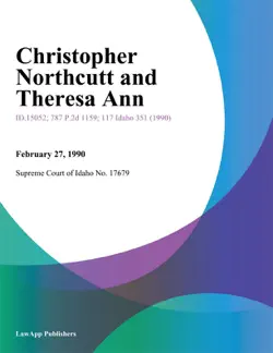 christopher northcutt and theresa ann book cover image
