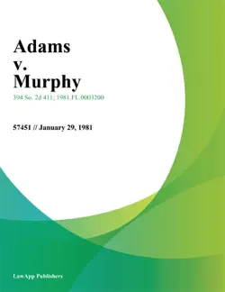 adams v. murphy book cover image