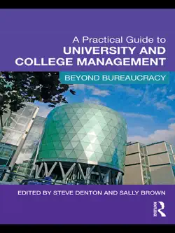 a practical guide to university and college management imagen de la portada del libro