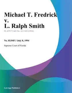 michael t. fredrick v. l. ralph smith book cover image