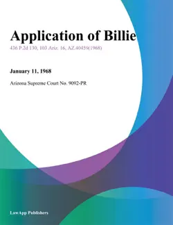 application of billie book cover image