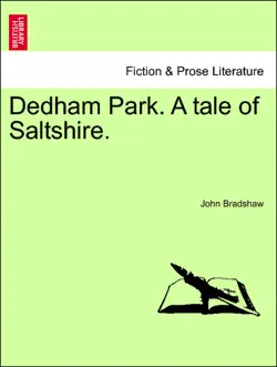 dedham park. a tale of saltshire. vol. i book cover image