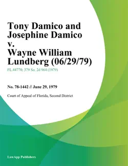 tony damico and josephine damico v. wayne william lundberg book cover image