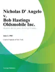 Nicholas D Angelo v. Bob Hastings Oldsmobile Inc. synopsis, comments
