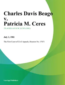 charles davis beago v. patricia m. ceres book cover image