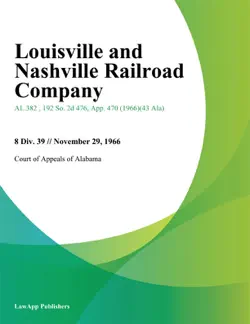 louisville and nashville railroad company book cover image
