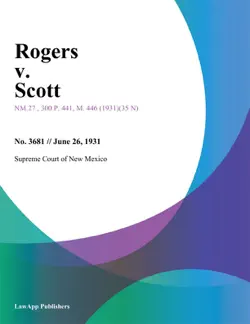 rogers v. scott book cover image