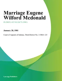 marriage eugene wilford mcdonald book cover image