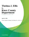 Thelma J. Ellis v. Knox County Department sinopsis y comentarios