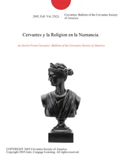 cervantes y la religion en la numancia. imagen de la portada del libro