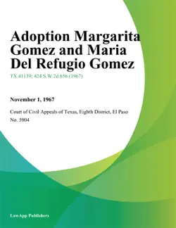 adoption margarita gomez and maria del refugio gomez book cover image