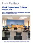 Mock Employment Tribunal synopsis, comments