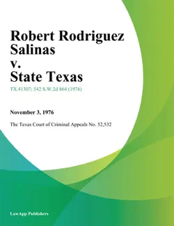 robert rodriguez salinas v. state texas book cover image